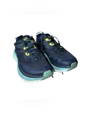 Hoka One One Stinson ATR 6 Shoes Size 10 Blue Trail Running Cushioned